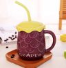 Funny Ceramic Mugs Pretty Tea Mugs Cool Coffee Cups Porcelain Mugs Grapes