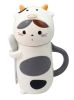 Cute Animal Pattern Cup Ceramics Coffee Mug 400ml For Friends Or Yourself,Cattle
