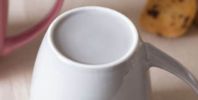 Lovely Ceramic Cup Coffee Tea Mugs Simple Milk Cup, Gray