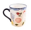 Hand Painted Colorful Glaze Creative Porcelain Cup Couple Cup Happy Ladybugs Mug