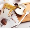 3D Hand-painted Sika Deer Ceramic Mug With Cover Scoop Couple Tea Cup Coffee Mug