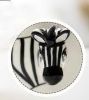 3D Hand-painted Zebra Ceramic Mug With Cover Scoop Creative Water Cup Coffee Mug