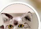 3D Hand-painted Leopard Cat Ceramic Cup With Cover Spoon Couple Tea Cup Milk Mug