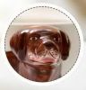 3D Hand-painted Labrador Ceramic Cup With Cover Spoon Couple Milk Cup Coffee Mug