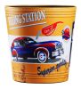 Creative Retro Nostalgic Leather Trash Bin, Orange Classic Car