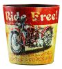 Creative Retro Nostalgic Leather Trash Bin, Off-road Motorcycle