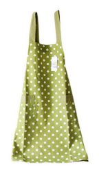 Linen Cloth Simple Adult Kitchen Clean Apron Lovely Wave Point Apron Grass Green