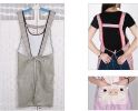 Couple Cute Fashion Thining Waterproof Aprons Adult Sleeveless Apron Pig Purple