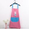 Couple Pretty Creative Waterproof Apron Sleeveless Aprons Auspicious Rabbit Pink