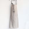 Nordic Cotton Aprons Anti-oil Clean Aprons Kitchen Home Work Clothes Gray Aprons