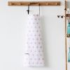 Nordic Cotton Aprons Anti-oil Clean Aprons Home Shop Work Clothes Pink Plus Sign