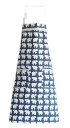 Nordic Cotton Aprons Anti-oil Clean Aprons Kitchen Home Work Clothes Polar Bears
