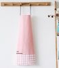 Nordic Cotton Aprons Anti-oil Clean Aprons Home Shop Work Clothes Pink Geometric