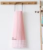 Nordic Cotton Aprons Anti-oil Clean Aprons Home Shop Work Clothes Pink Geometric