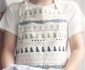 Nordic Style Cotton Aprons Anti-oil Clean Aprons Kitchen Home Work Clothes Trees