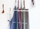 Nordic Cotton Aprons Anti-oil Clean Aprons Kitchen Home Work Aprons Brown Points