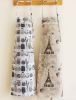 2 Pack Nordic Cotton Aprons Oil-proof Kitchen Aprons Home Gowns, Bottles + Tower