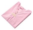 Japanese-style Cotton Long-sleeve Plaid Apron Kitchen Anti-fouling Clothes, Pink
