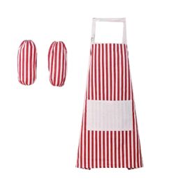 Kitchen Cotton Aprons Cute Adult Apron With A Pair Of Sleeves #2