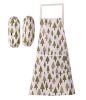 Kitchen Cotton Aprons Cute Adult Apron With A Pair Of Sleeves #7