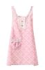 [Pink]Cooking Apron, Kitchen Overalls, Coffee Shop Apron, Fashion