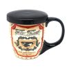 380 ML Creative Ceramic Coffee Cup/ Coffee Mug With Beautiful Pattern, E