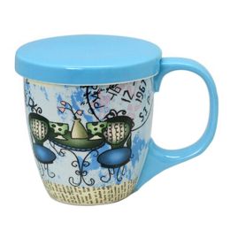 380 ML Creative Ceramic Coffee Cup/ Coffee Mug With Beautiful Pattern, G