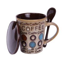 Creative & Personalized Mugs Porcelain Tea Cup Coffee Cup Office Mugs, D