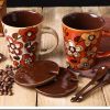 Creative & Personalized Mugs Porcelain Tea Cup Coffee Cup Office Mugs, D