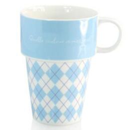 Creative Couple Milk Cup Breakfast Cup Mug Cup Coffee Cup Blue