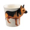 Lovely Unique 3D Coffee Milk Tea Ceramic Mug Cup With German Shepard