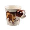Lovely Unique 3D Coffee Milk Tea Ceramic Mug Cup With Terry dog Best Gift