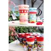 Painted Creative Mug Ceramic Cup Lid With Spoon, Large Capacity Cup, I