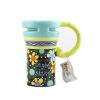 Painted Creative Mug Ceramic Cup Lid With Spoon, Large Capacity Cup, P