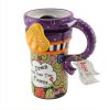 Painted Creative Mug Ceramic Elephant Cup Lid With Spoon, Large Capacity Cup, S