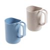 3PCS Unbreakable Wheat Straw Water Cup Touch Bathroom Tumbler,Milk, Juice,Tea,Brushing Cups, #E