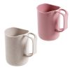 3PCS Unbreakable Wheat Straw Water Cup Touch Bathroom Tumbler,Milk, Juice,Tea,Brushing Cups, #I