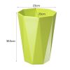 Creative Household Wastebasket Polygon 10L Trash Can/Bins, Blue