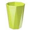 Creative Household Wastebasket Polygon 10L Trash Can/Bins, Green