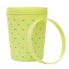 12L Creative Household Wastebasket Trash Can WasteBin Storage Bucket Grass Green