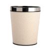 Household Wastebasket Round Trash Can/Bins for Home/Kitchen/Office 12L - White