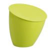 Practical Mini Trash Can Bin Desk Wastebasket with Lid for Home/Office, Green