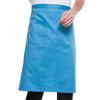 Unisex Kitchen Aprons Half-length Cook Apron Chefs Cooking, Blue