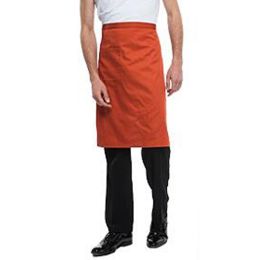 Unisex Half-length Cook Apron Kitchen  Chefs Cooking Aprons, Orange