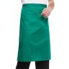 Kitchen Unisex Half-length Cook Apron Chefs Cooking Aprons, Green