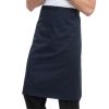 Kitchen Unisex Half-length Cook Apron Chefs Cooking Aprons, Navy