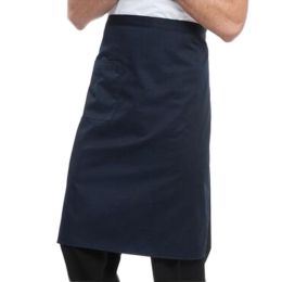 Kitchen Unisex Half-length Cook Apron Chefs Cooking Aprons, Navy