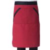 Home/Hotle Kitchen Chefs Cooking Aprons Unisex Half-length Apron,Red