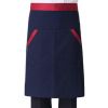 Unisex Half-length Apron Home/Hotle Kitchen Chefs Cooking Aprons,Deep Blue