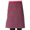 Unisex Half-length Apron Kitchen Chefs Cooking Aprons,Red Stripe